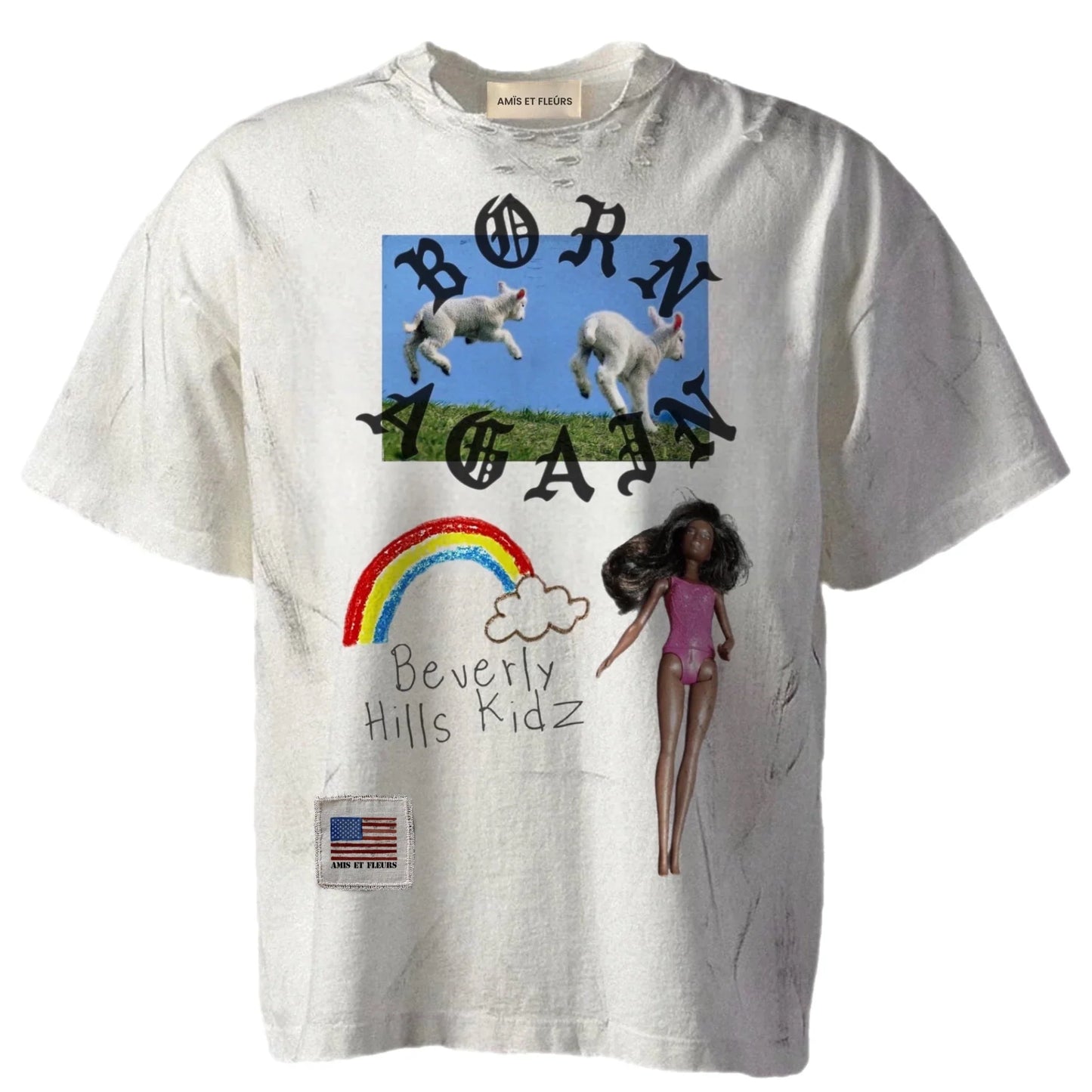 Amis Et Fleurs "Beverly Hills Kid" Tee