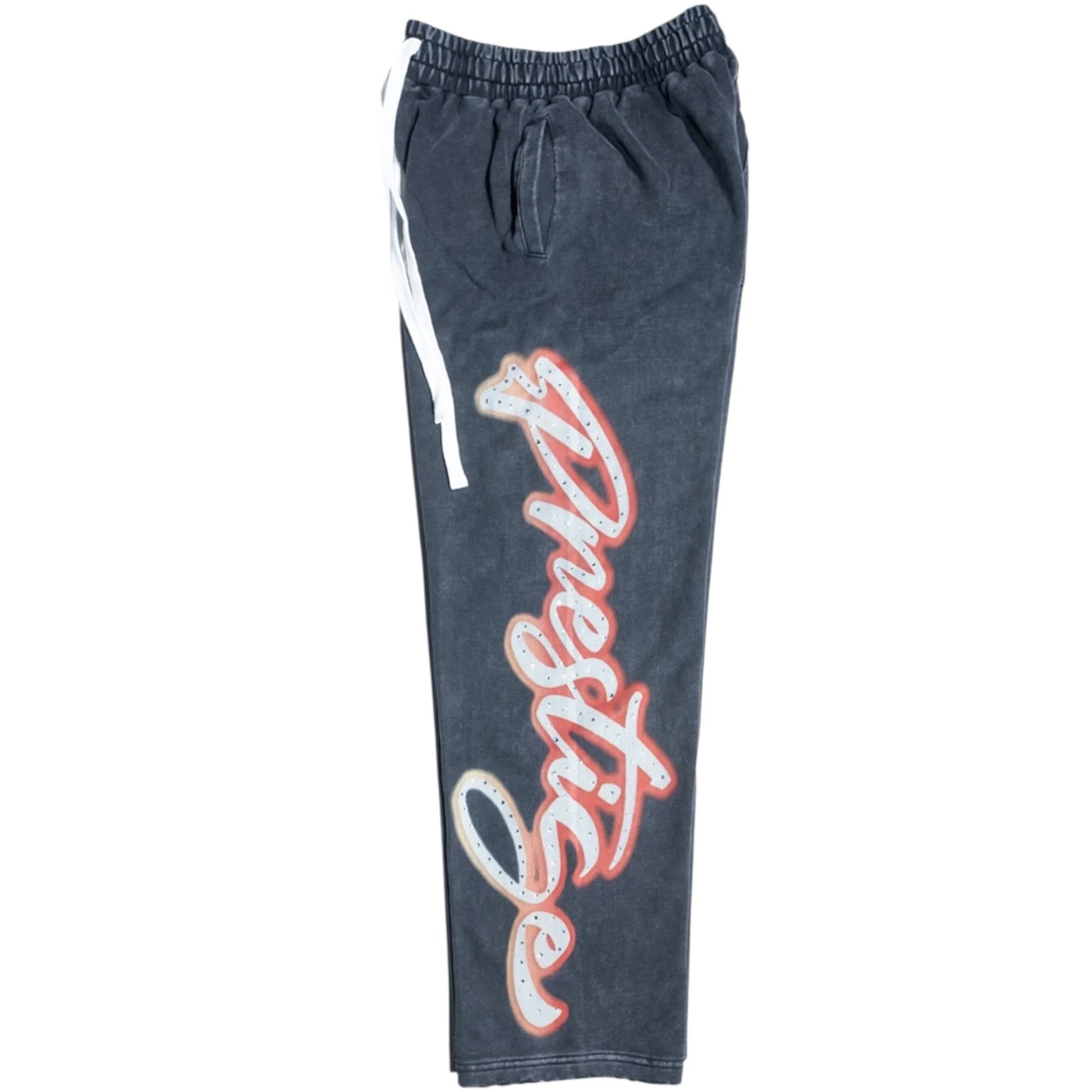 Prestige "Angel" Rhinestone Sweatpants (Red)