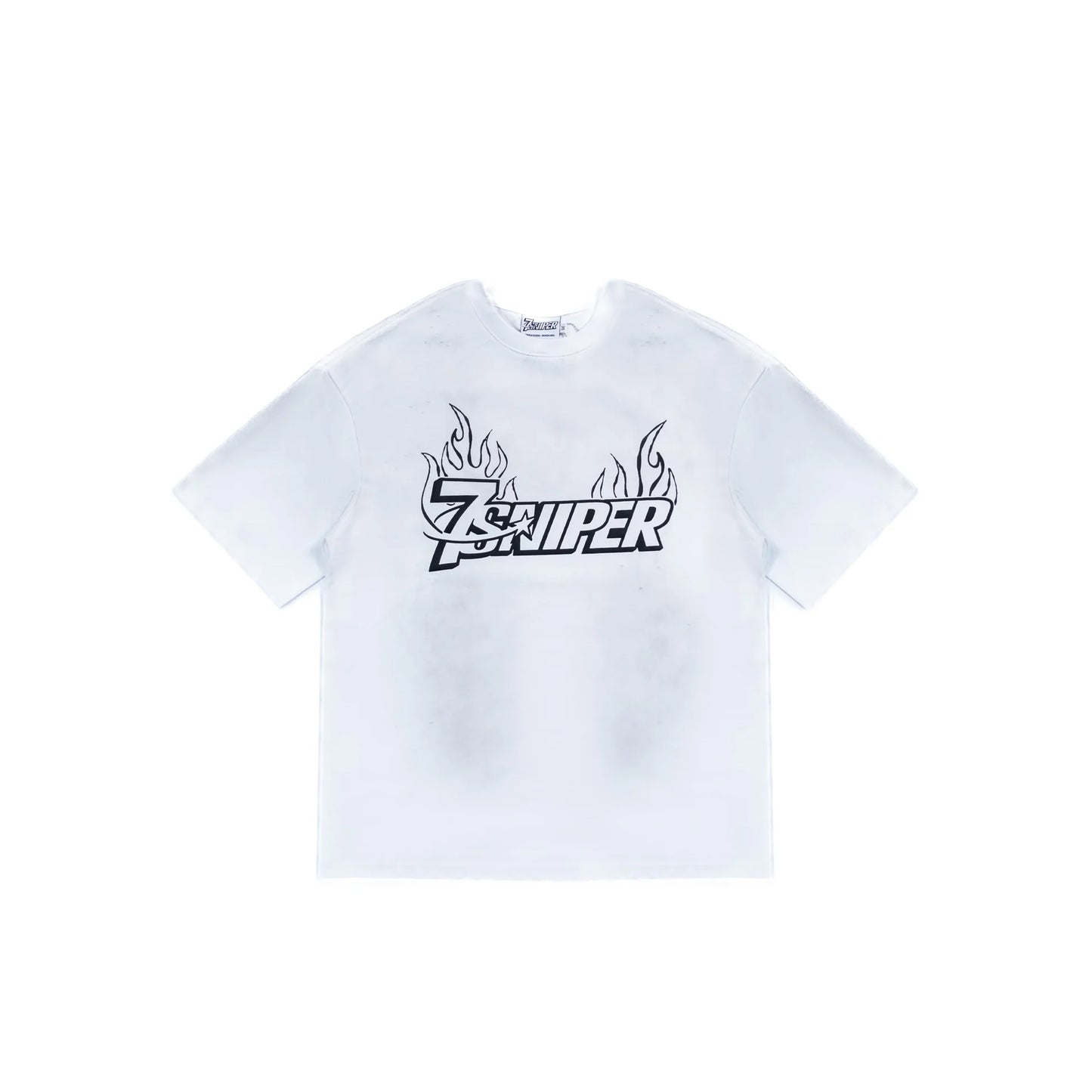 Triple Sevens 7SNIPER Flame Logo Tee White