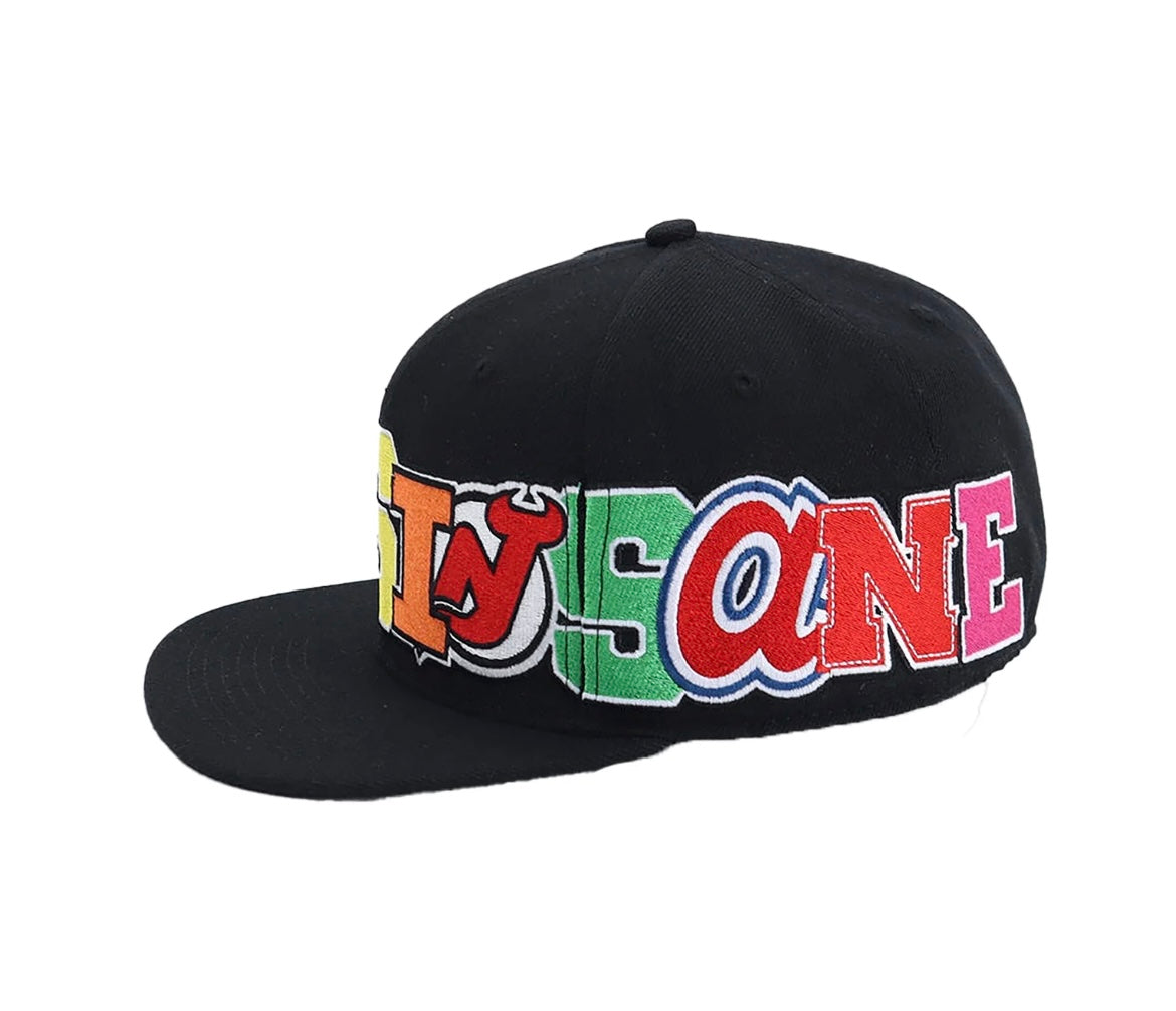 Sinsane Multi Logo Fitted (Black)
