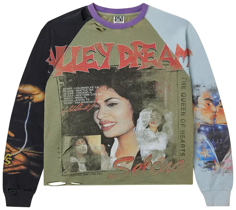 Vale Forever La Flor Chop N Screw Long Sleeve (Blue/Green)