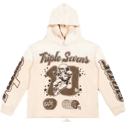 Triple Sevens Hoodie (Tan/Mocha)