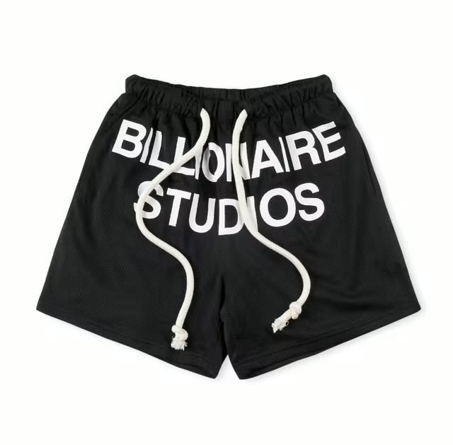 Billionaire Studios Blackout Bill Net Shorts Black