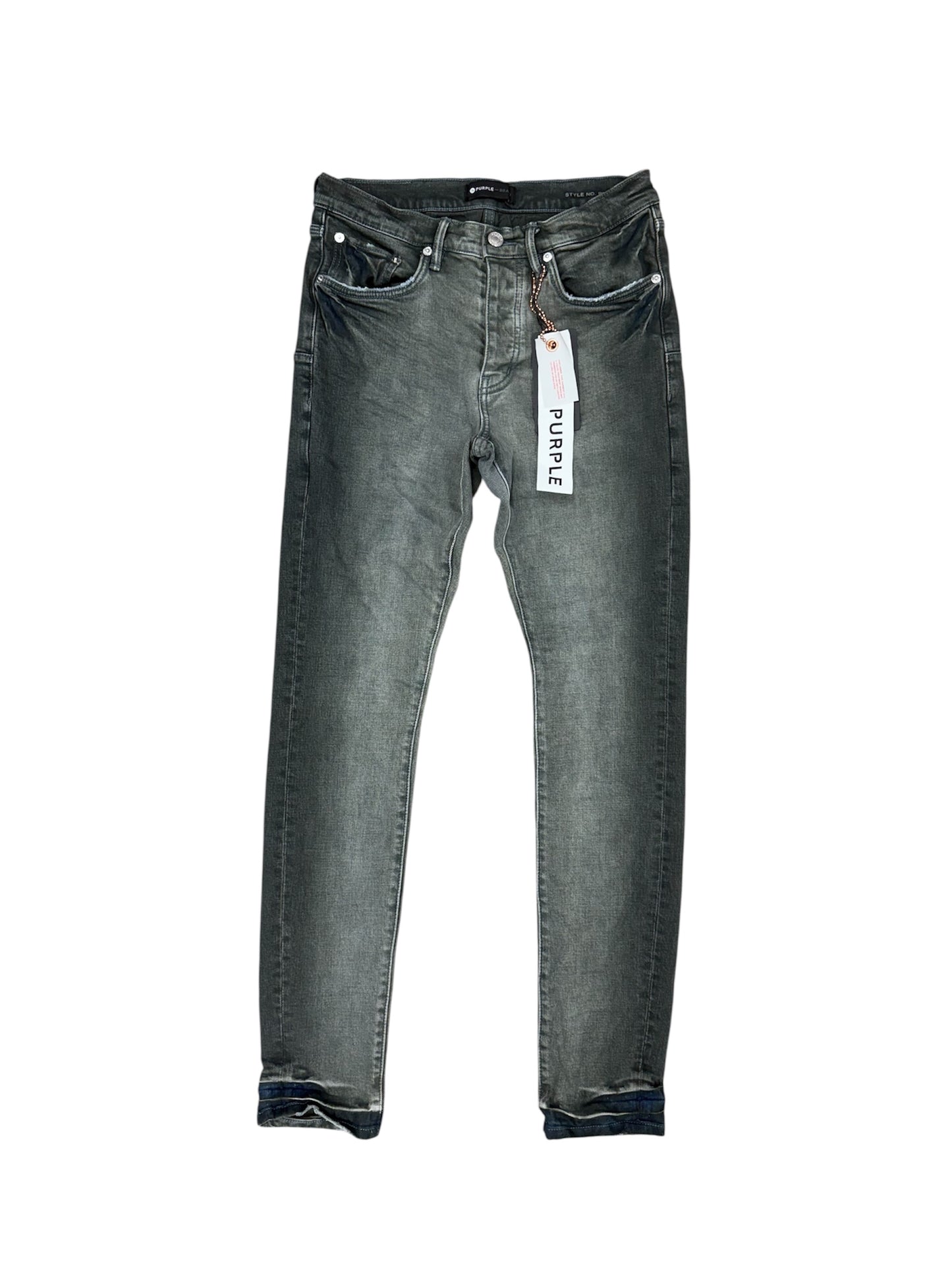 PURPLE Denim Faded Gun Metal