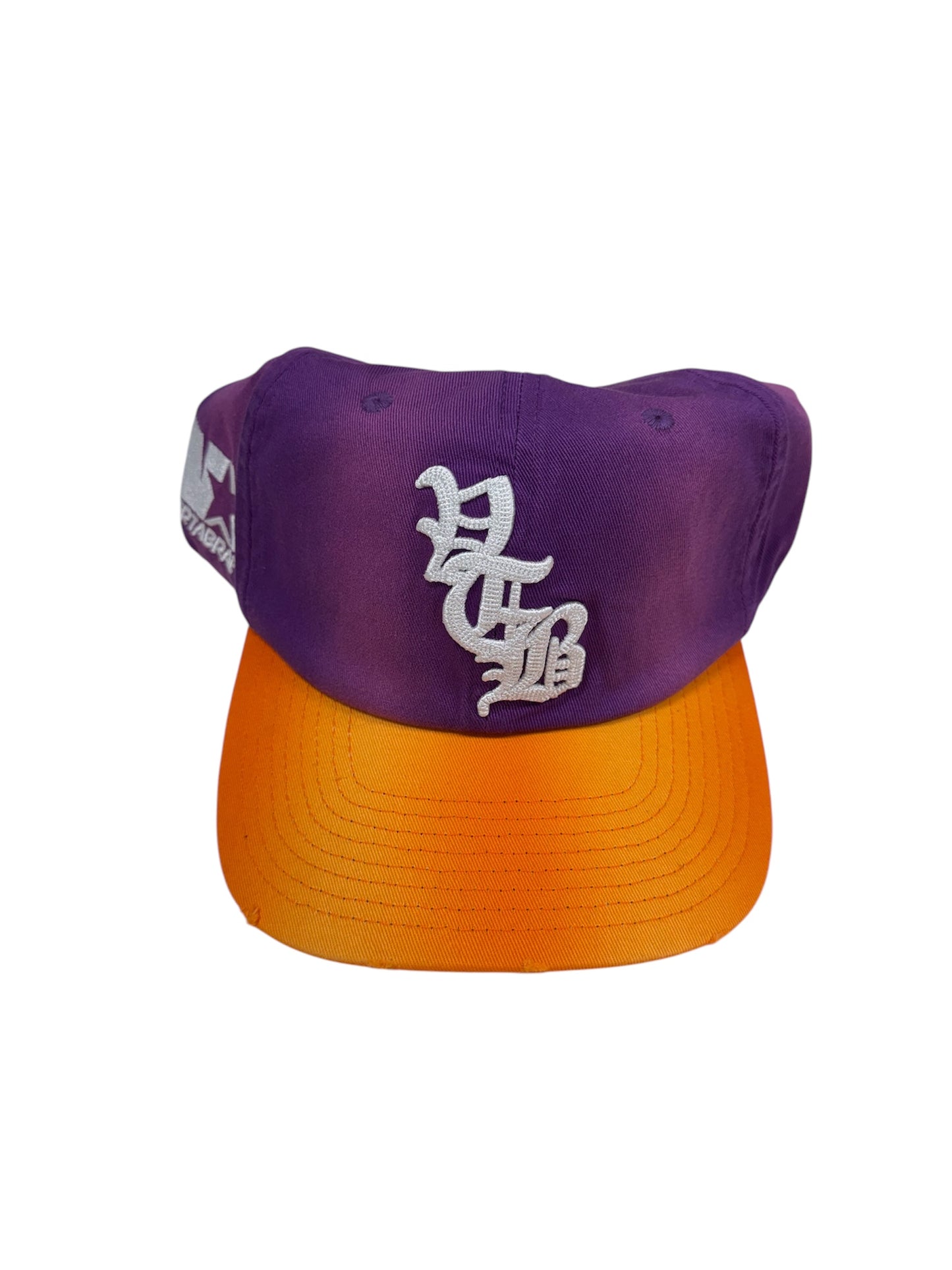 Vertabrae Distressed Hat Purple/Orange (Snapback)