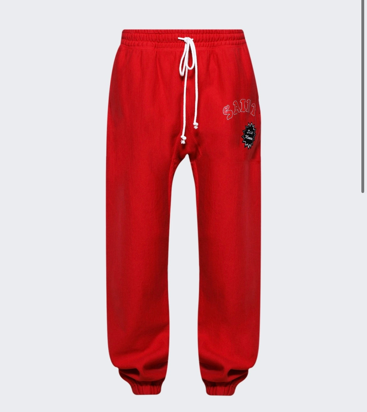 Saint Mxxxxxx Graphic Sweatpants Red