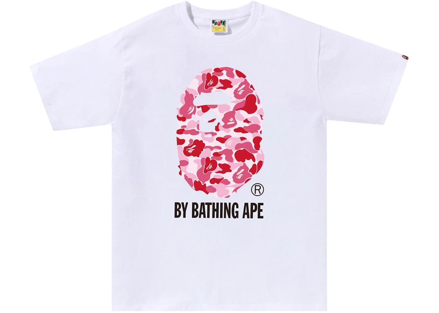 BAPE ABC Camo By Bathing Ape Tee (FW25) White/Pink