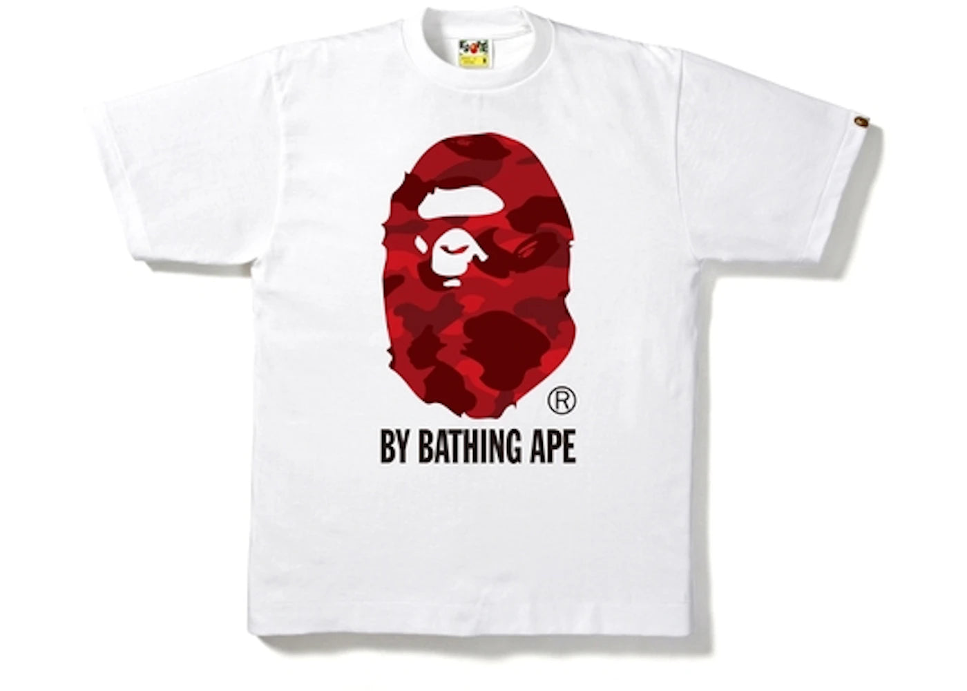 BAPE Color Camo By Bathing Tee White/Red