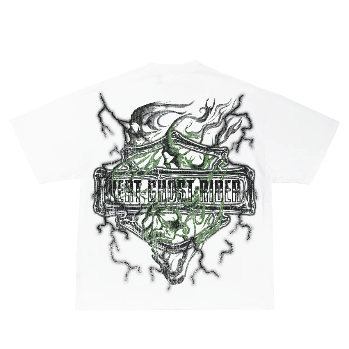 Retrovert Green Skull Tee