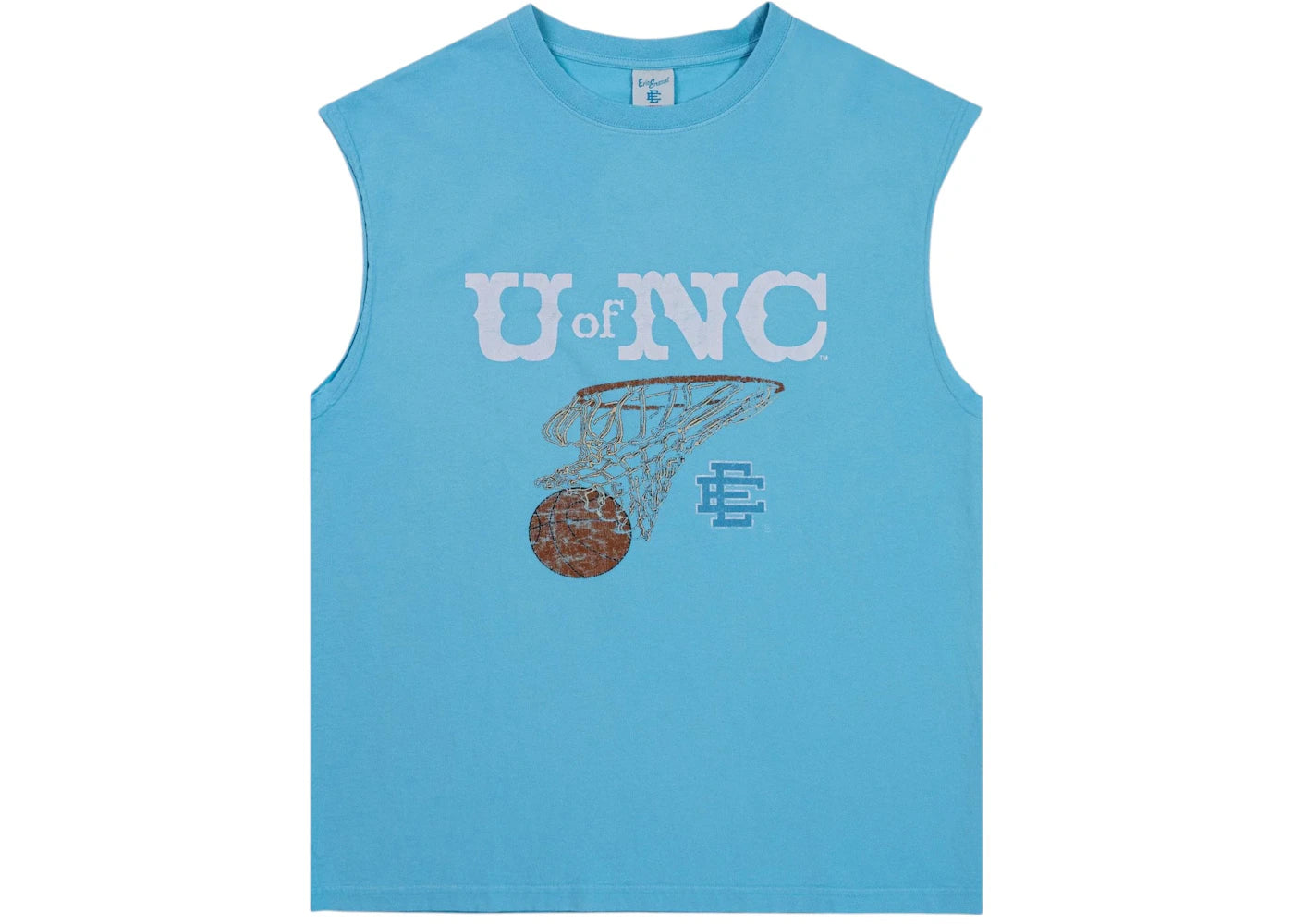 Eric Emanuel EE Basic University of North Carolina Cutoff Washed Blue/Blue EE