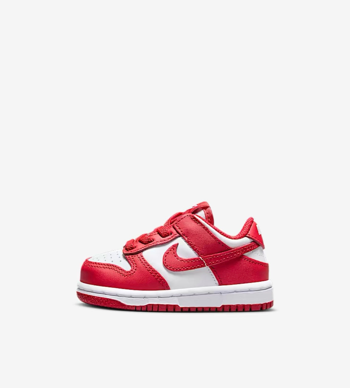 Nike Dunk Low White University Red TD