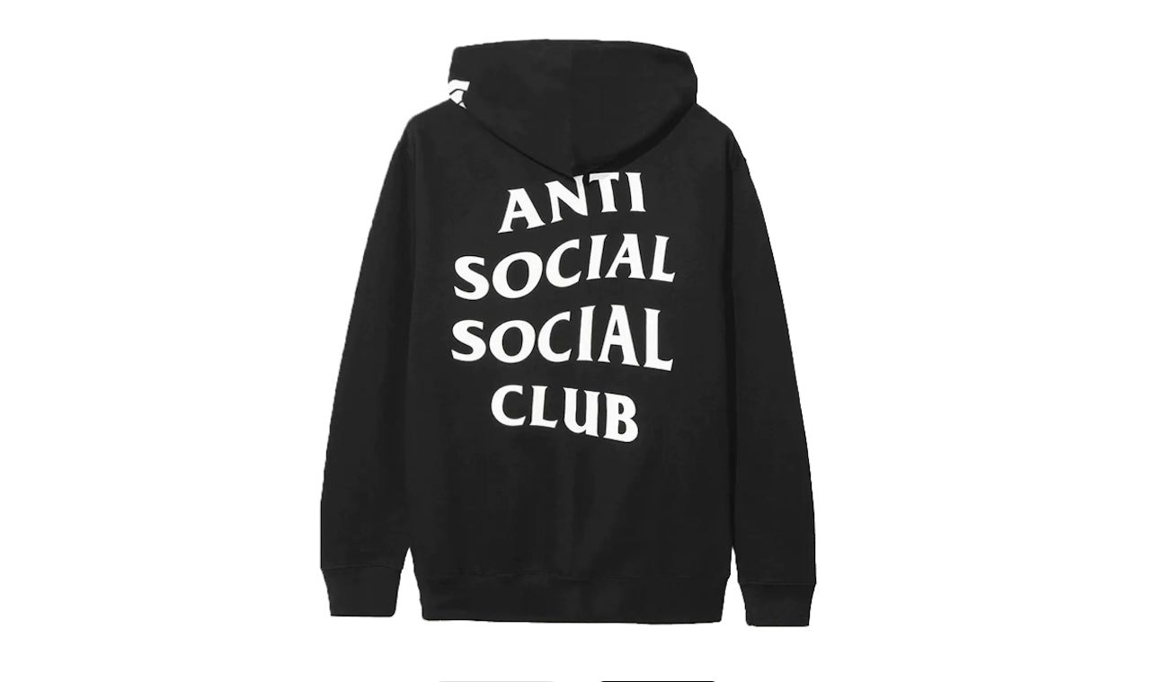 Black White Undefeated Club Hoodie