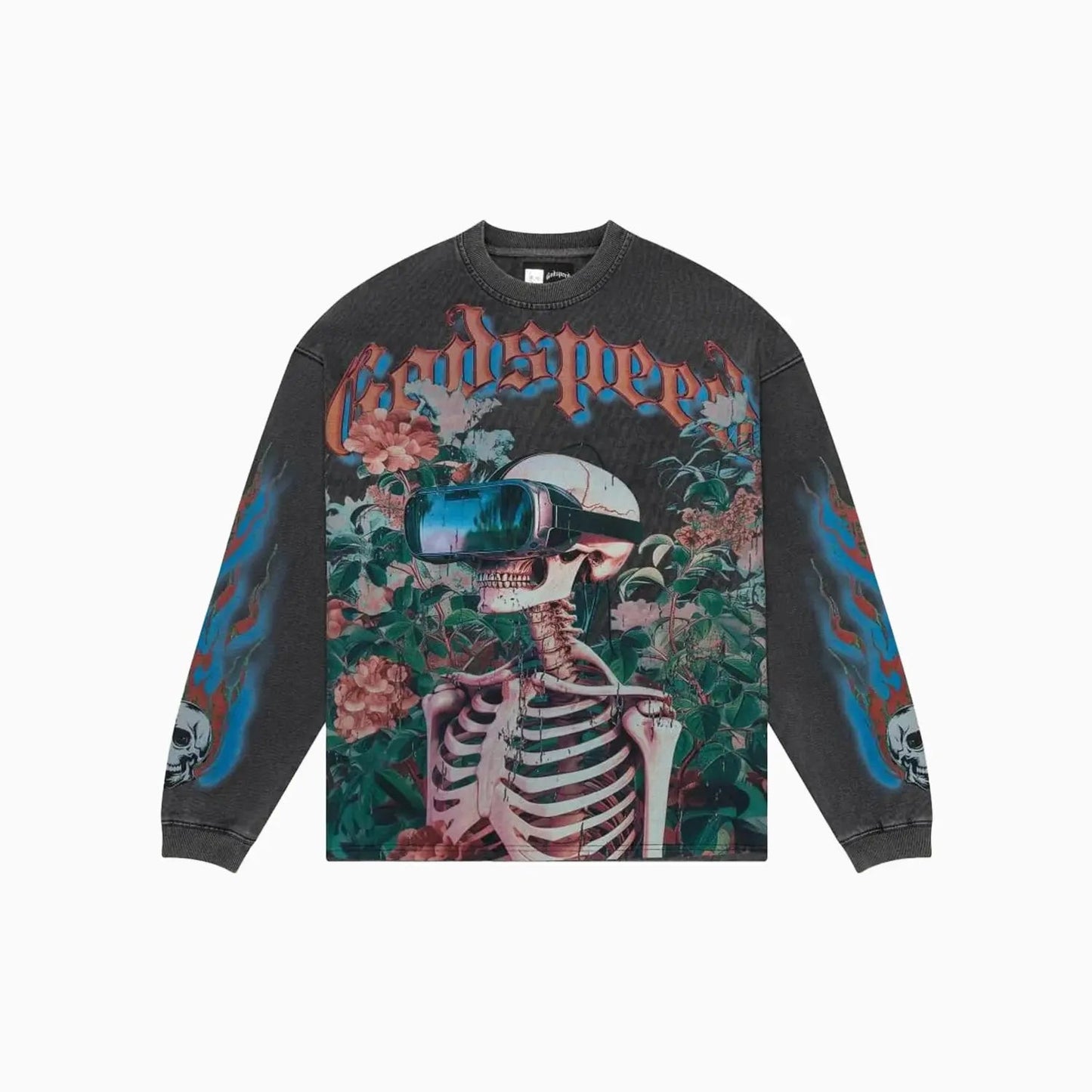 GodSpeed Vision Flowers Ls Tee (Black)