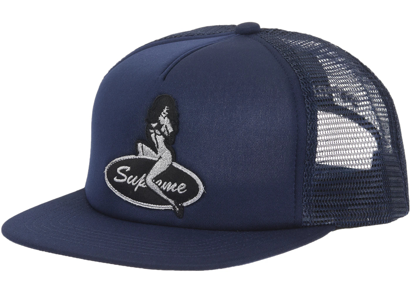 Supreme Pinup Mesh Back 5-Panel Navy