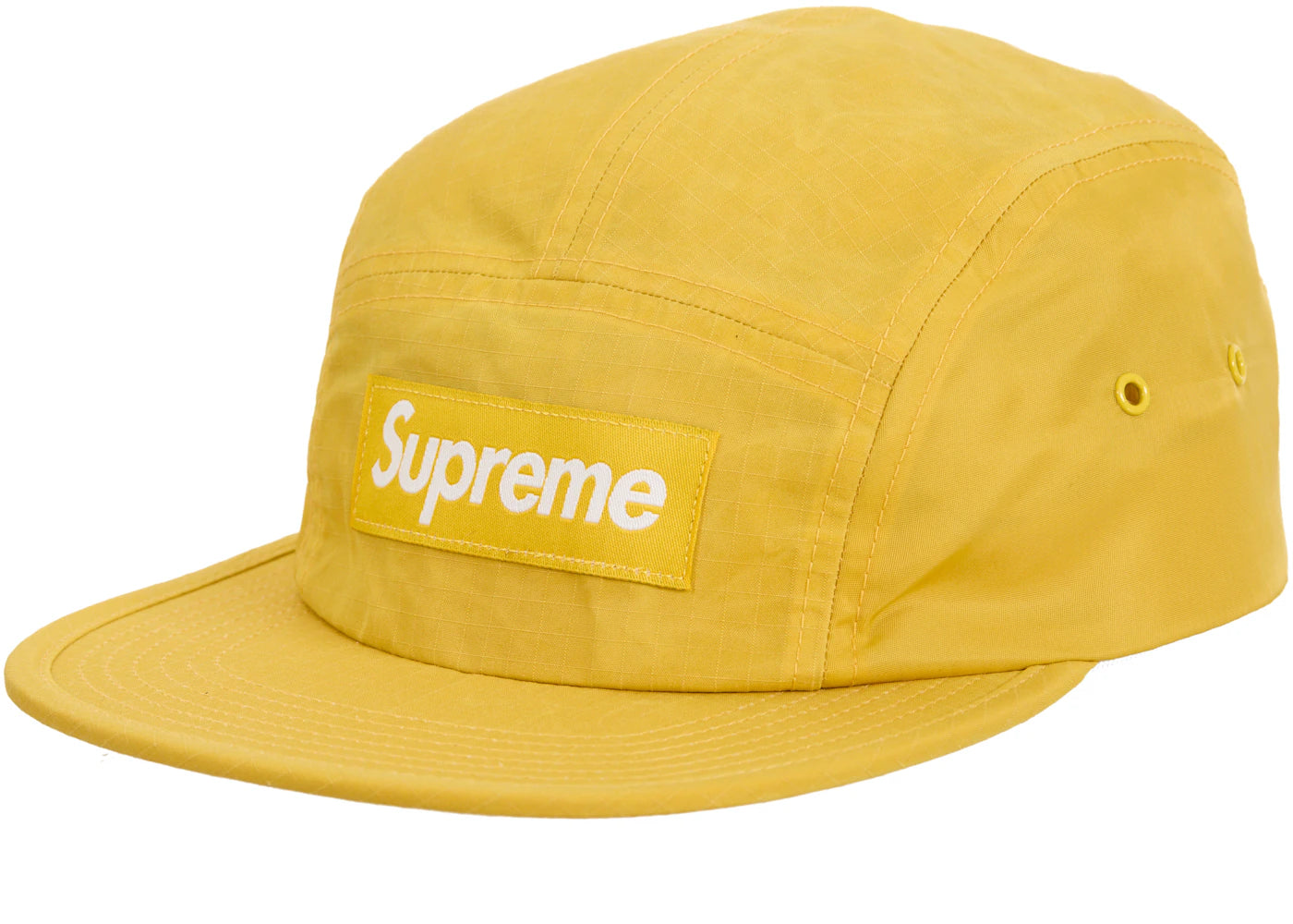 Supreme Waxed Ripstop Camp Cap Yellow