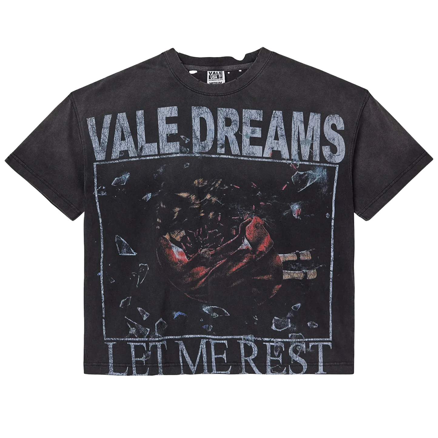 Vale Forever Red Dress Tee Black