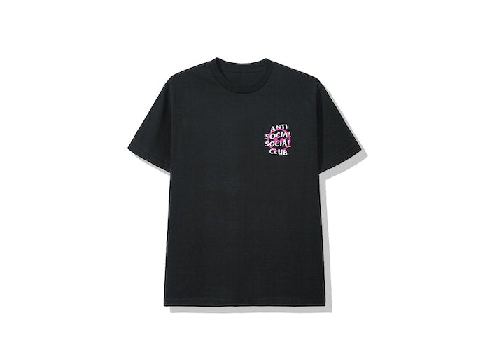 Anti Social Social Club x Fragment Pink Bolt Tee (FW19) Black
