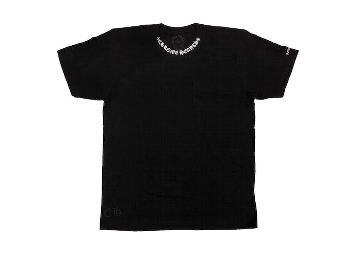 Chrome Hearts Neck Logo ("Fuck You" Sleeve) T-Shirt Black