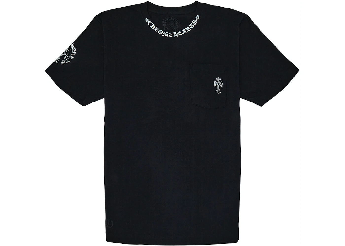 Chrome Hearts Neck Logo T-Shirt Black