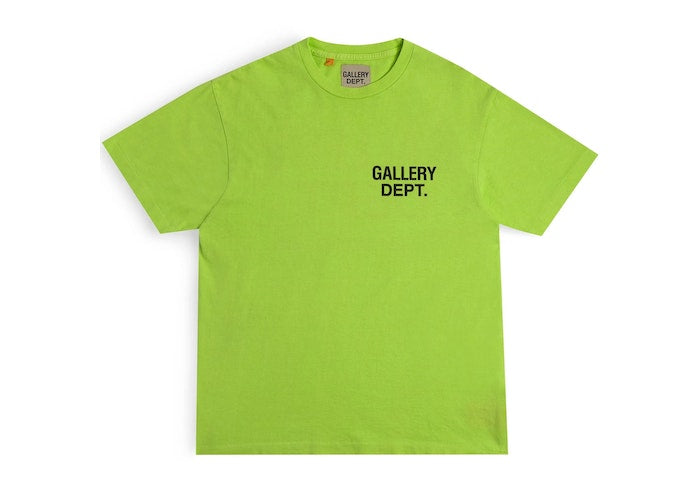 Gallery Dept. Souvenir T-shirt Lime Green