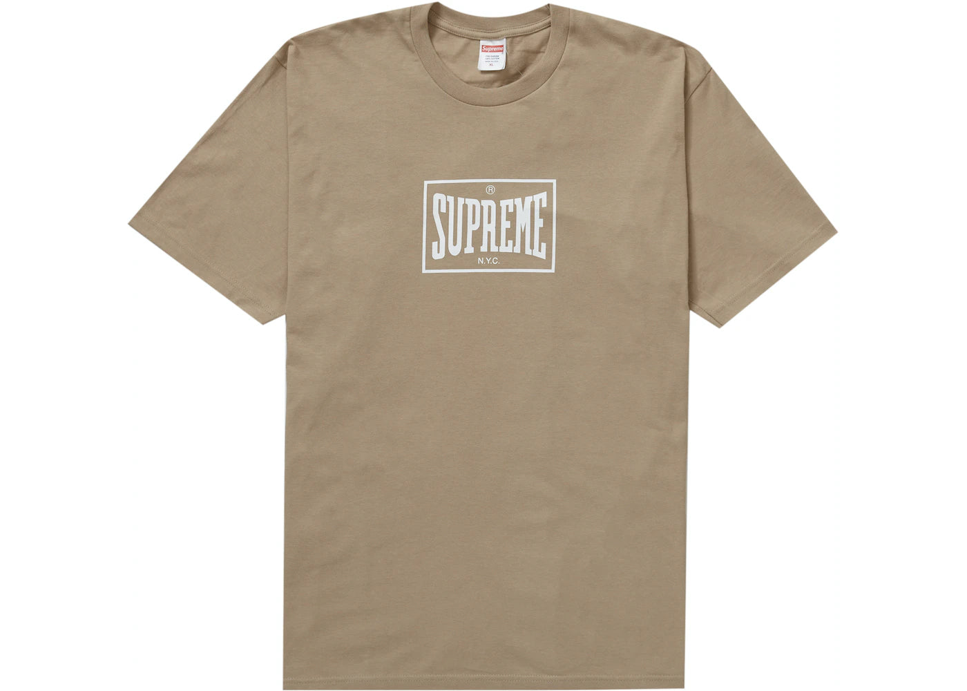 Supreme Warm Up Tee Khaki