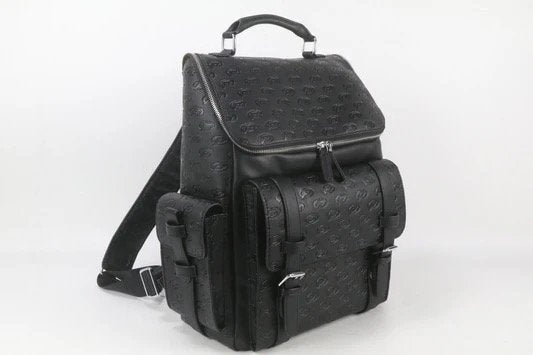 Prestige Vintage Embossed Leather Backpack