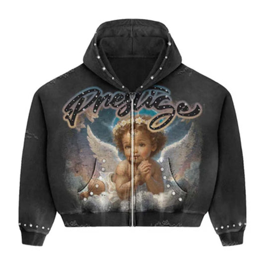 Prestige "Angel" Hoodie (Blue/Black)