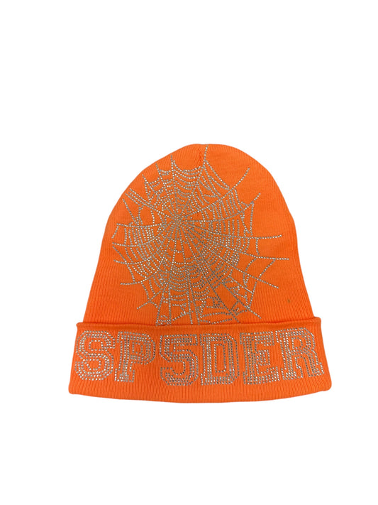 Sp5der Orange Beanie