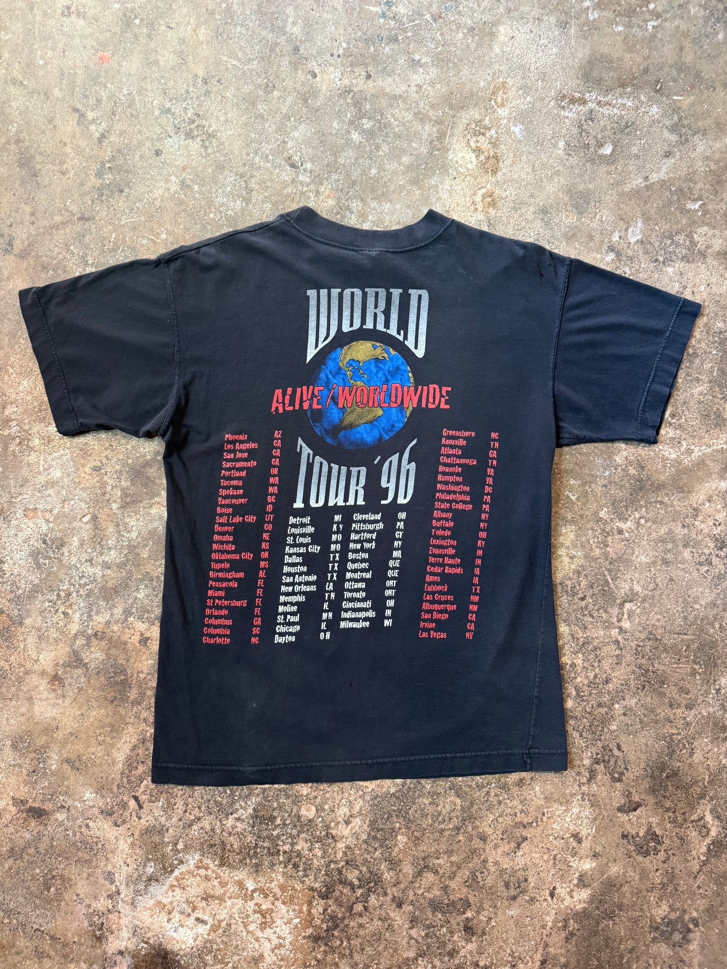 1996 KISS Alive / Worldwide Tour Tee