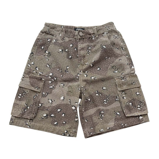 Prestige Camo Rhinestone Shorts