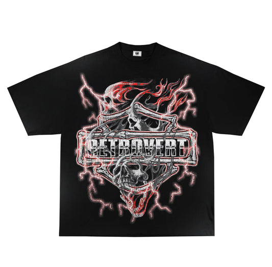 Retrovert Red Skull Tee