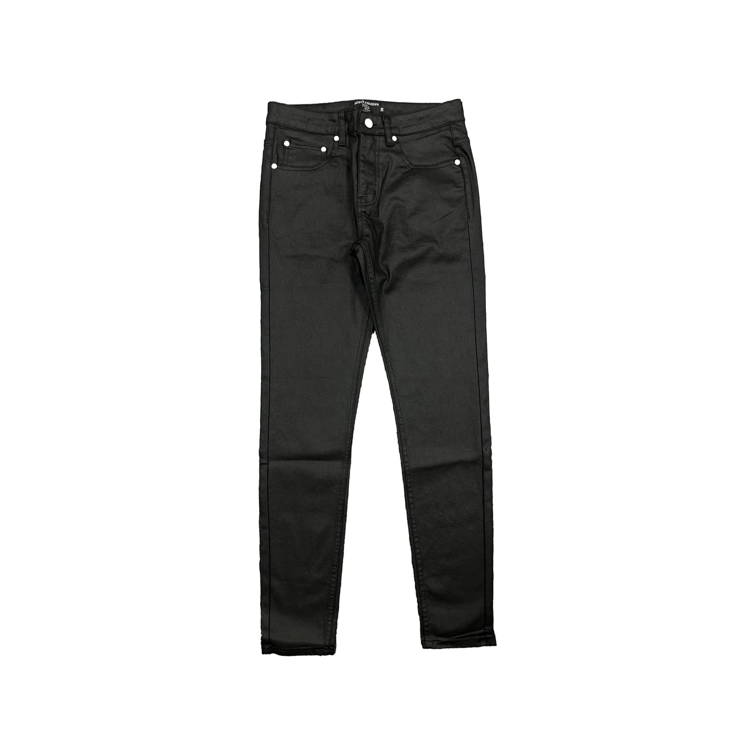 Mixed Emotion "Blackout" Wax Denim Jeans