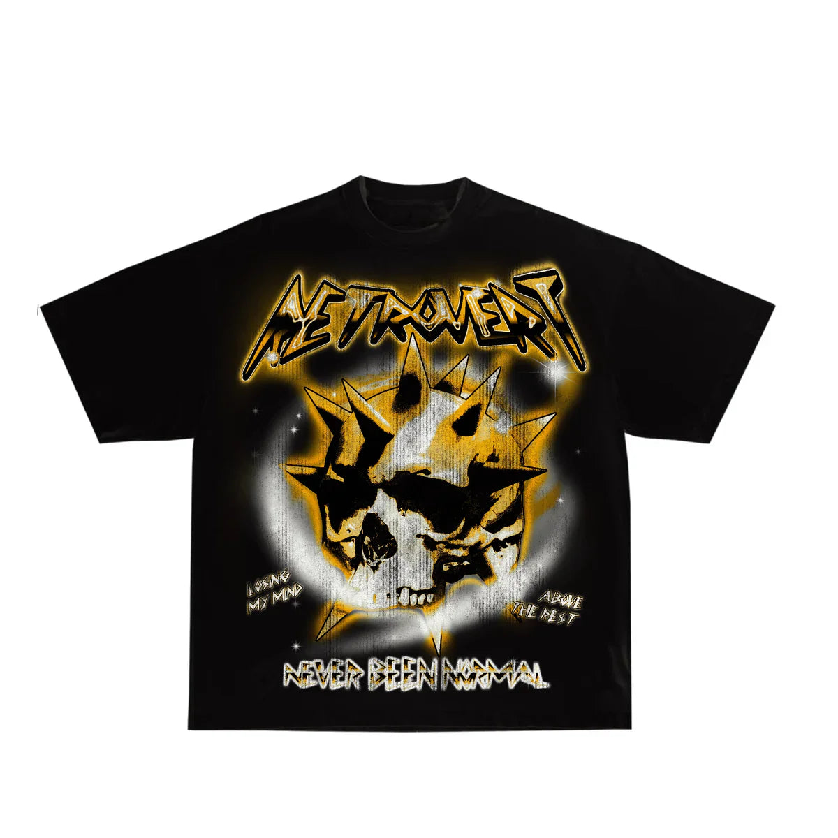 Retrovert Yellow Skull Tee
