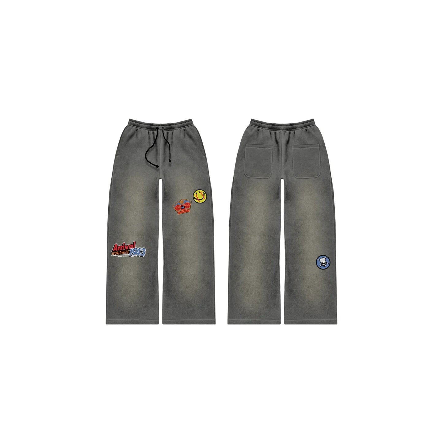 Arrival Worldwide Patchwork Destroyed Sweatpants