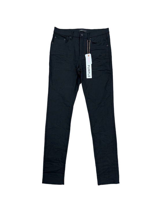 Purple Brand Black Raw Jeans