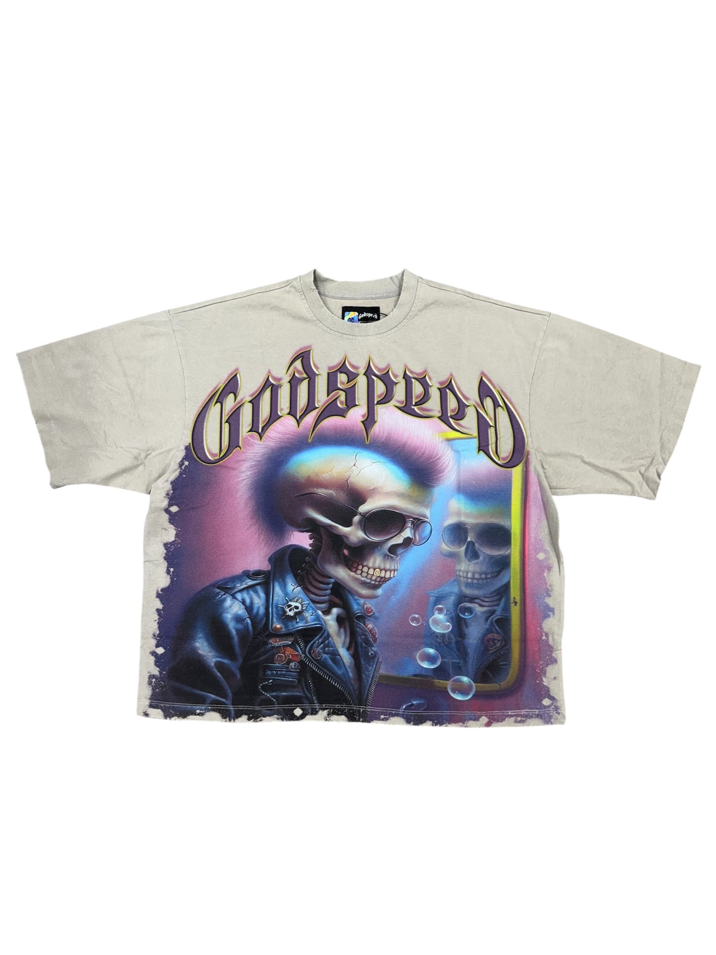 Godspeed Man In The Mirror Tee (Stone Grey)