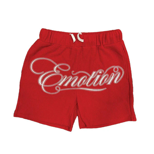 Mixed Emotion Signature Shorts (Red)
