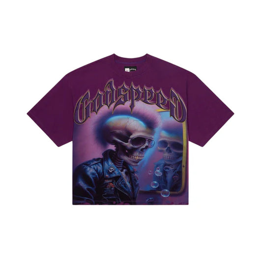 Godspeed Man In The Mirror Tee (Purple)