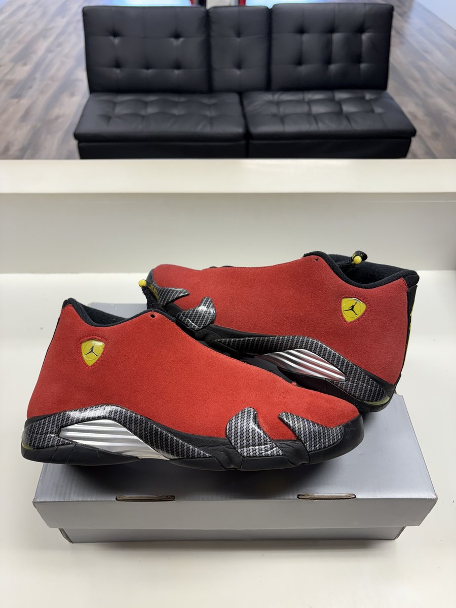 Jordan 14 Ferrari Pre-owned Size 8