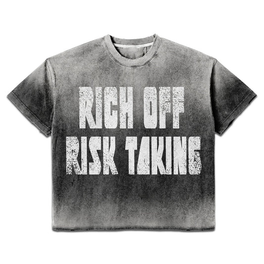 Prestige Rich Off Risk Taking Tee (Black)