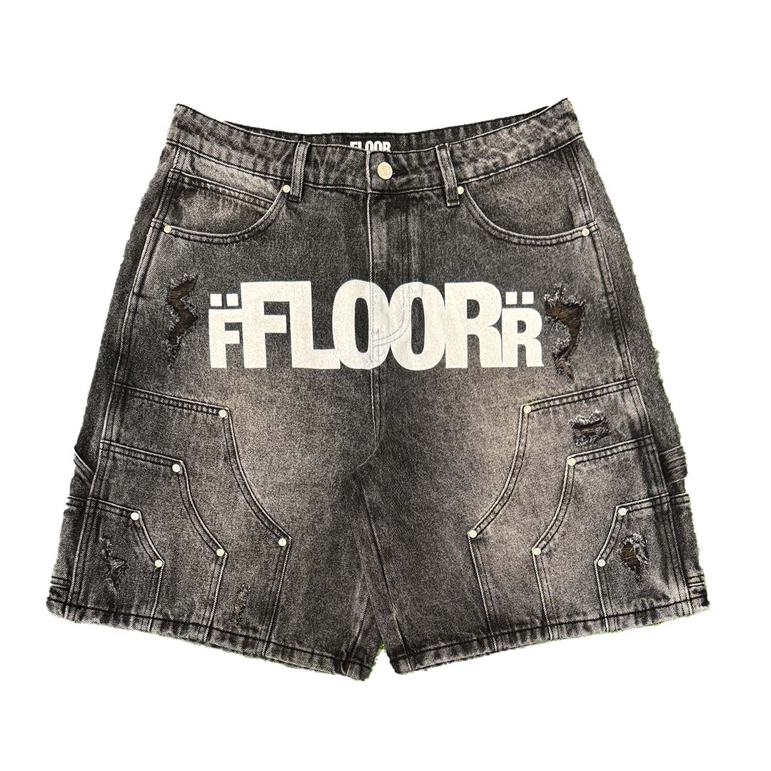 FLR914 Uniform Jorts (Black Wash)