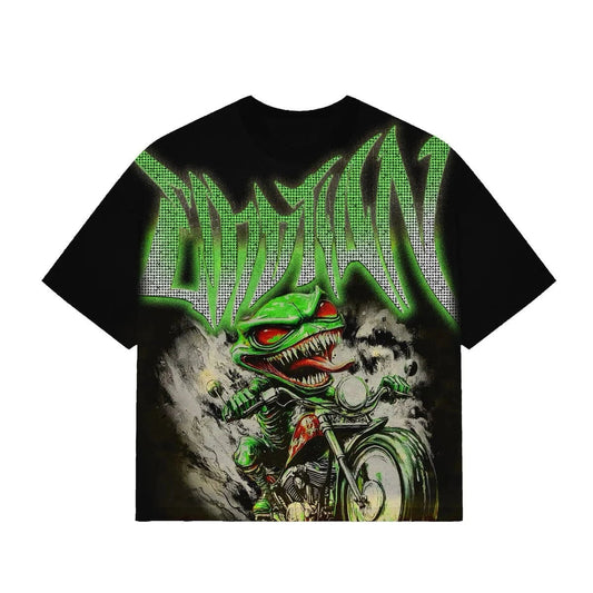 Mixed Emotion "Goblin" Rhinestone Tee