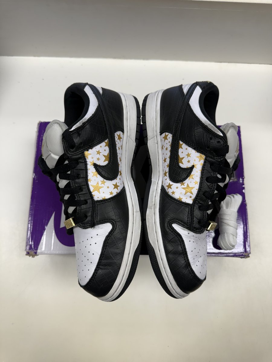 Nike Dunk Low Supreme Stars Black - Pre-owned