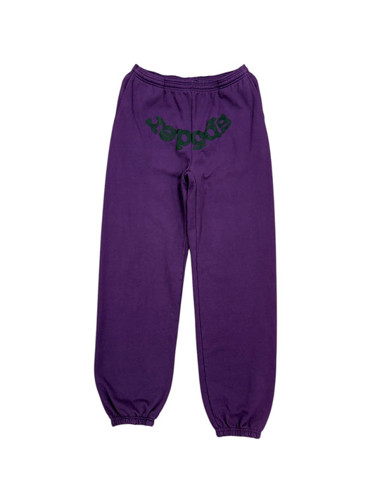 Sp5der Purple Sweatpants