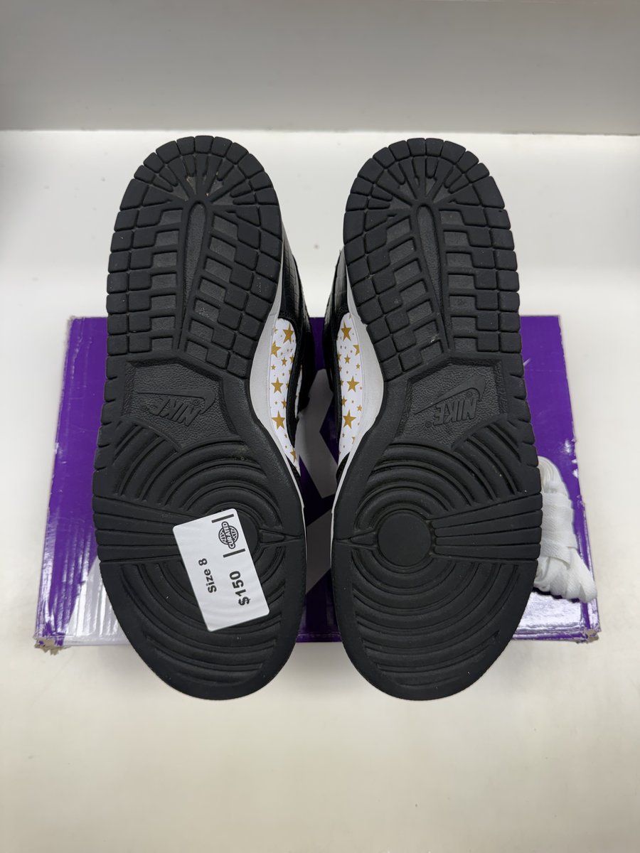 Nike Dunk Low Supreme Stars Black - Pre-owned