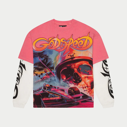 Godspeed F1 Dreams Layered Tee (Pink)