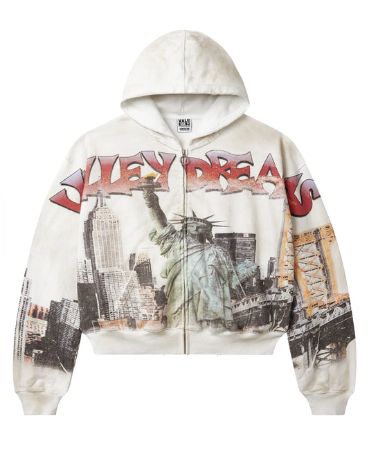 Vale Forever NYC Zip Up (White)