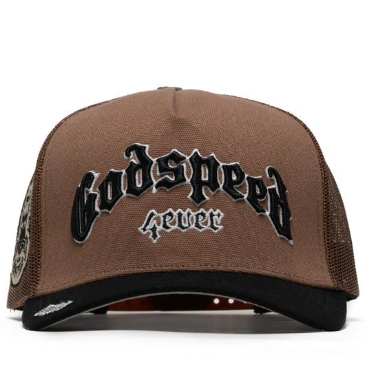 Godspeed Forever Trucker Hat (Mocha)
