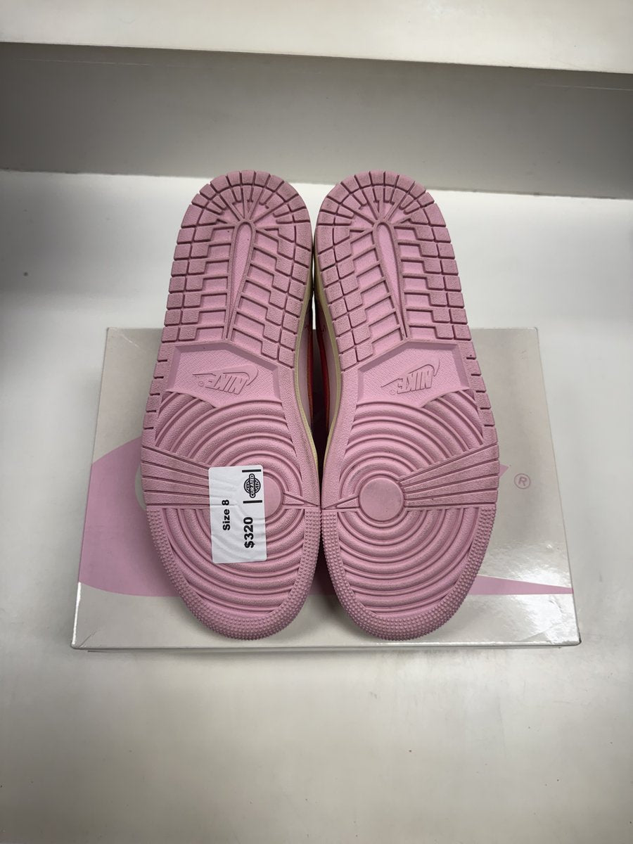 Jordan 1 Retro Low OG Travis Scott Sail Tropical Pink - Pre-owned