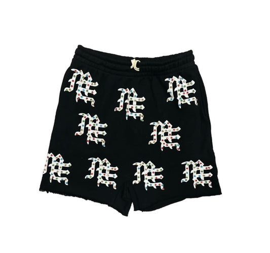Mixed Emotion "ME" Logo Shorts (Black)